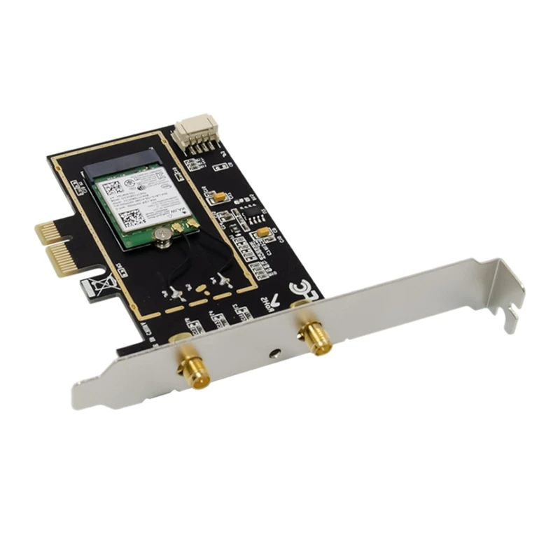 Pcie Dual-Band Wireless-N Adapter 2.4G/5.8G Wi-Fi+Bluetooth 4.0 Wireless Network Card
Pcie Dual-Band Wireless-N Adapter 2.4G/5.8G Wi-Fi+Bluetooth 4.0 Wireless Network Card