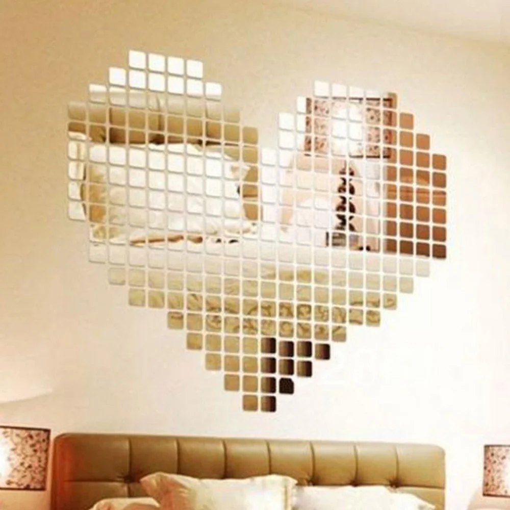 100 Piece Self-adhesive Mirror Tile 3D Party Background Wall Decal Mosaic Room Decor On Modern Self-adhesive Mirror
100 Piece Self-adhesive Mirror Tile 3D Party Background Wall Decal Mosaic Room Decor On Modern Self-adhesive Mirror