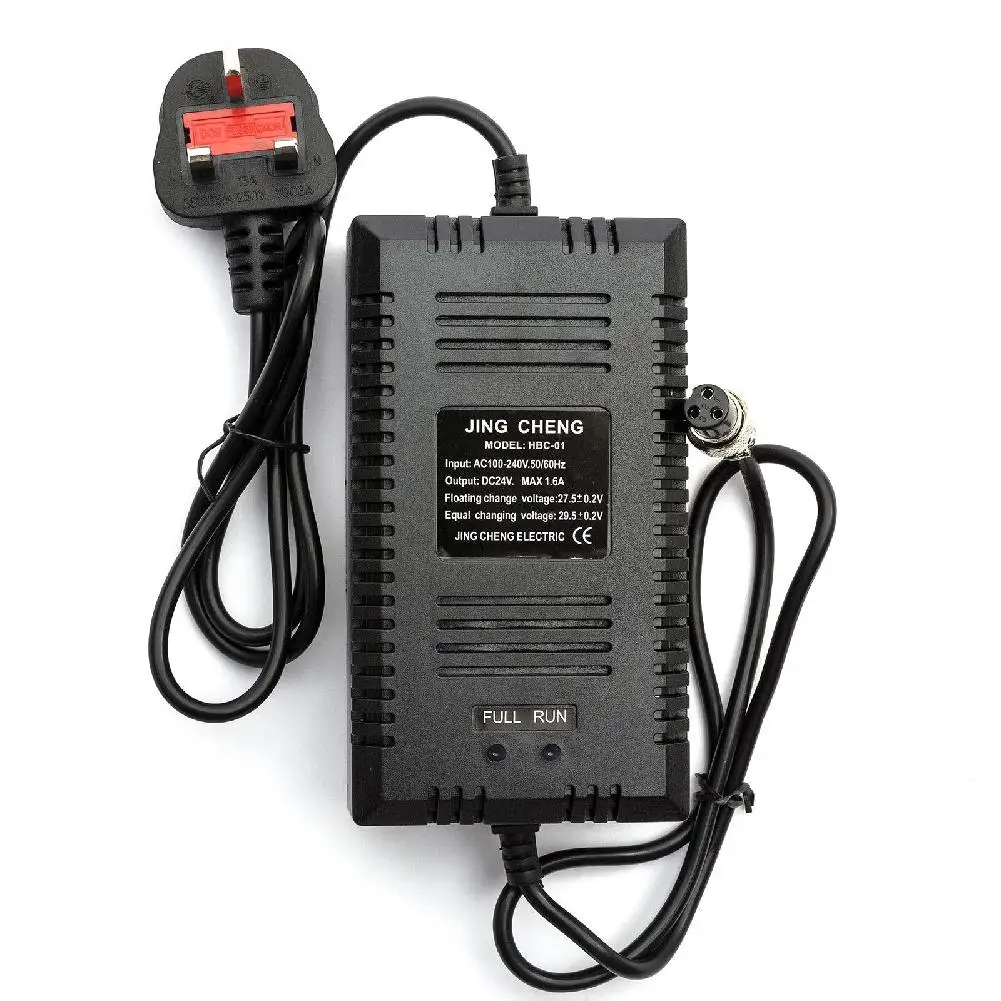 24V 1.6A Replacement Motorcycle Bike Battery Charger Portable Durable Safe Electric Scooter Charger(UK)
24V 1.6A Replacement Motorcycle Bike Battery Charger Portable Durable Safe Electric Scooter Charger(UK)