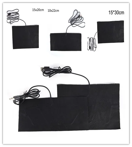 3 Size USB Heated Jacket Coat Vest Accessories Carbon Fiber Heated Pads Warm Back Neck Fast-Heating 10X22cm 15X20cm 15X30cm
3 Size USB Heated Jacket Coat Vest Accessories Carbon Fiber Heated Pads Warm Back Neck Fast-Heating 10X22cm 15X20cm 15X30cm