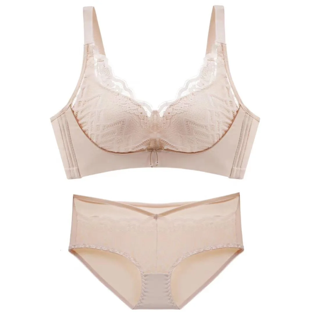 Autumn/winter new sexy lace fashion silk tie bow comfortably gathered on the top adjustable bra
Autumn/winter new sexy lace fashion silk tie bow comfortably gathered on the top adjustable bra