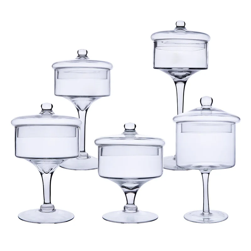 Crystal Glass Jars with Lid Transparent Candy Cookie Stash Jar Snacks Sugar Dessert Tanks Offee Table Food Container Storage Box
Crystal Glass Jars with Lid Transparent Candy Cookie Stash Jar Snacks Sugar Dessert Tanks Offee Table Food Container Storage Box