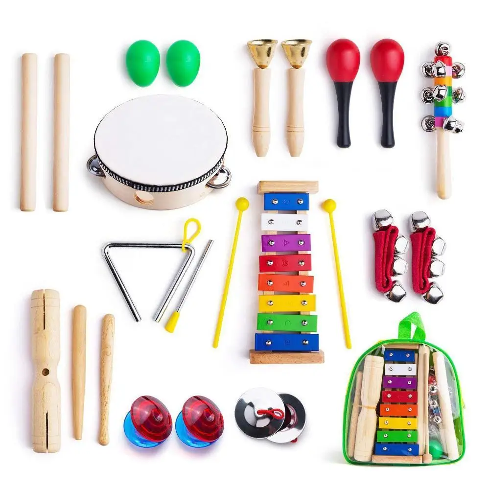 12Pcs/Set Toddler Kid Musical Percussion Instrument Teaching Aid Educational Toy with Carry Bag for Kids with Rhythm Band
12Pcs/Set Toddler Kid Musical Percussion Instrument Teaching Aid Educational Toy with Carry Bag for Kids with Rhythm Band