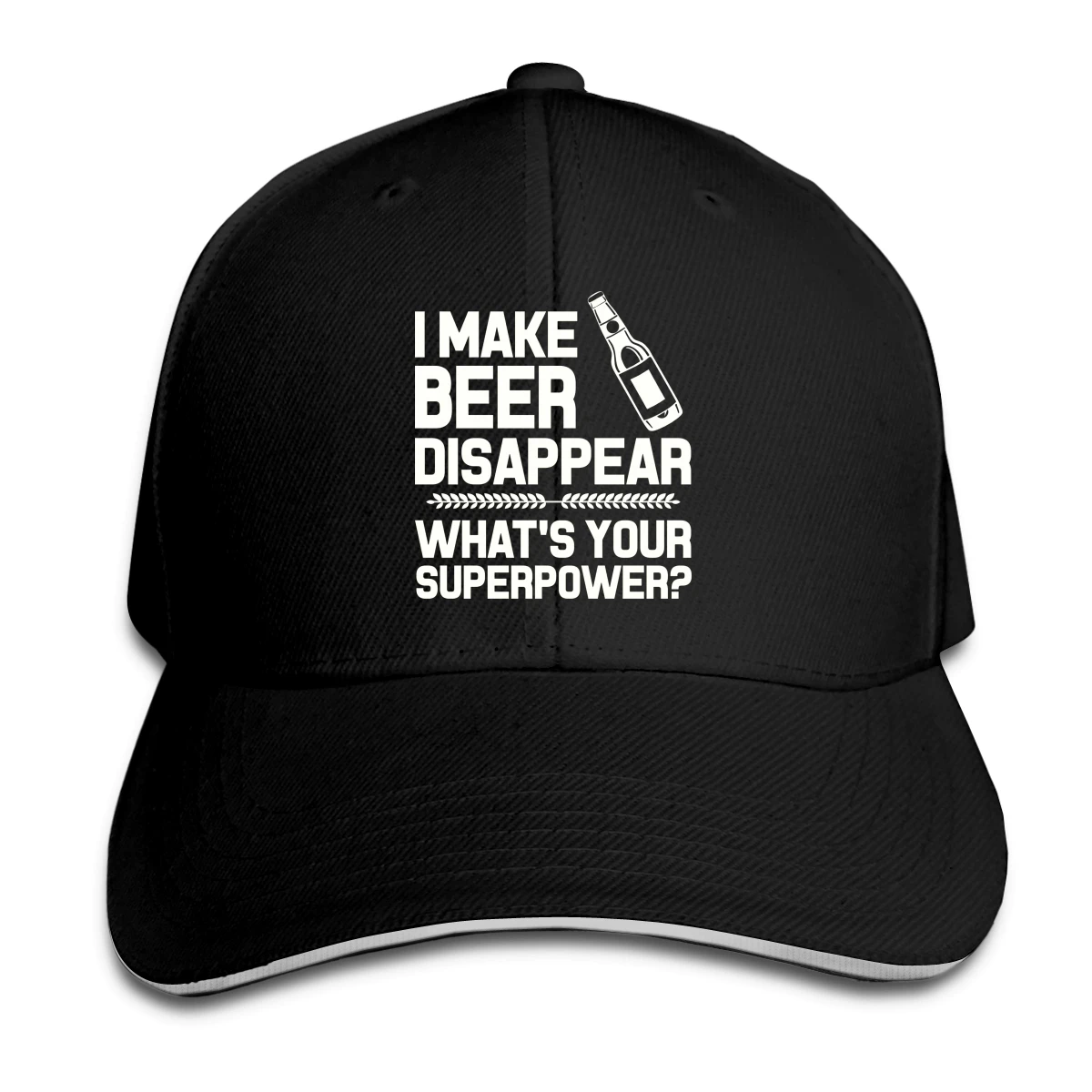 

I Make Beer Disappear What's Your Superpower T man's woman's Fashionable breathable Trucker Hat