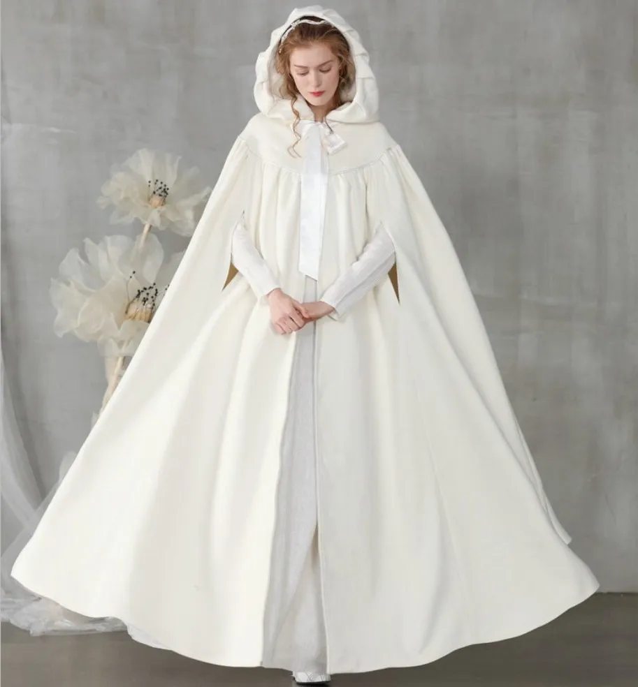 Ivory Hooded Bridal Warm Long Wedding Cloaks Gorgeous Coat Capes Wicca Robe Jackets Christmas Hallowmas Accessories Bolero
Ivory Hooded Bridal Warm Long Wedding Cloaks Gorgeous Coat Capes Wicca Robe Jackets Christmas Hallowmas Accessories Bolero