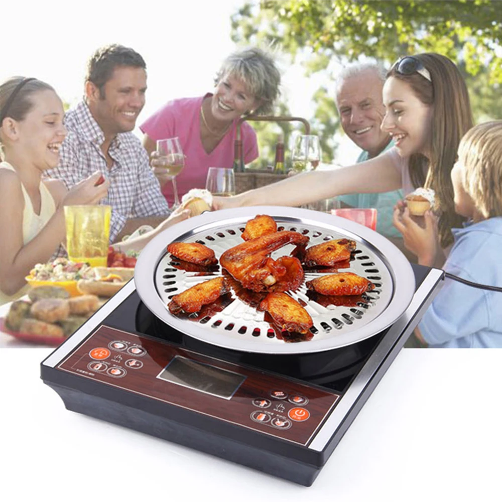 Korean BBQ Grill Stainless Steel Plate Barbecue Plate Grill Tray Household Outdoor Picnic Smokeless Barbecue Grill Pan BBQ Tools
Korean BBQ Grill Stainless Steel Plate Barbecue Plate Grill Tray Household Outdoor Picnic Smokeless Barbecue Grill Pan BBQ Tools