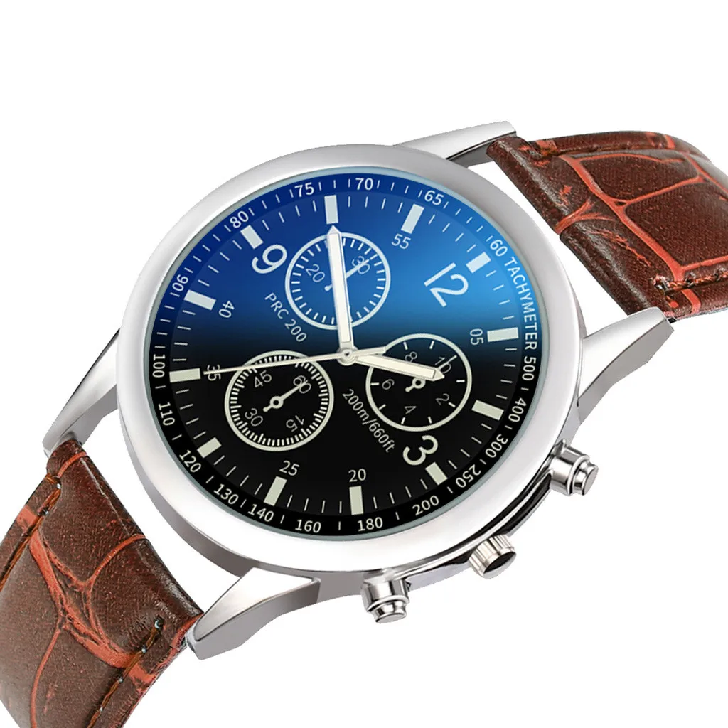 Men Brown Watch Blu-ray Faux Leather Band Quartz Analog Business Wrist Watch Montre Homme Часы Мужские Наручные
Men Brown Watch Blu-ray Faux Leather Band Quartz Analog Business Wrist Watch Montre Homme Часы Мужские Наручные