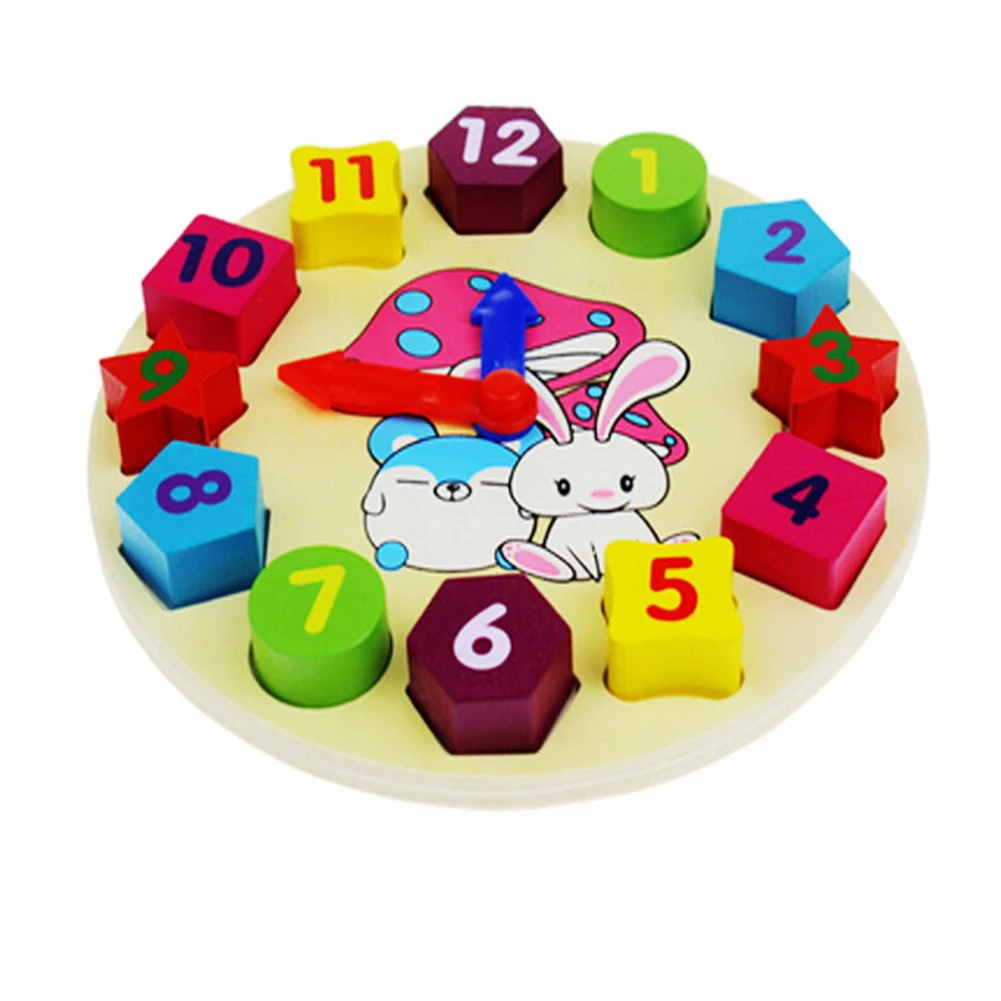 Wooden Montessori Toys Rainbow Rabbit Clock Blocks Kid Learning Toy Kids Educational Learning Toys Toddler Baby Toys Game
Wooden Montessori Toys Rainbow Rabbit Clock Blocks Kid Learning Toy Kids Educational Learning Toys Toddler Baby Toys Game