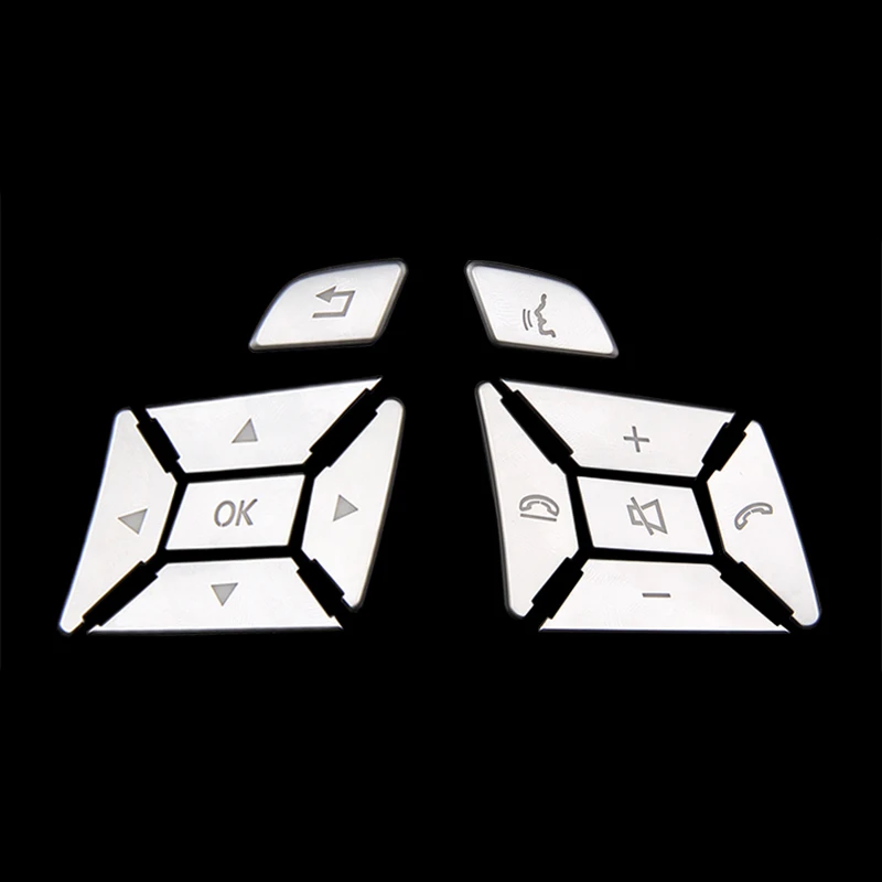 Steering Wheel Button Switch Trim Cover Sticker For Mercedes Benz A B C E Ml Gl Cla Gla Glk Sl Slk Class W176 W246 W212 W204
Steering Wheel Button Switch Trim Cover Sticker For Mercedes Benz A B C E Ml Gl Cla Gla Glk Sl Slk Class W176 W246 W212 W204