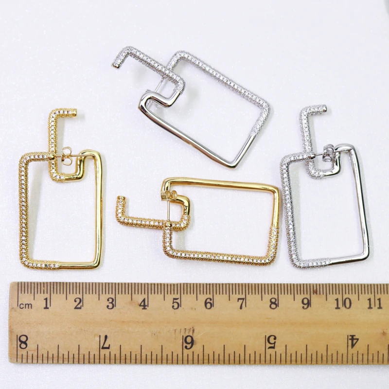 3 Pairs Fashion zircon earrings multi colors Rectangle zircon earrings zircon jewelry for women 50929
3 Pairs Fashion zircon earrings multi colors Rectangle zircon earrings zircon jewelry for women 50929