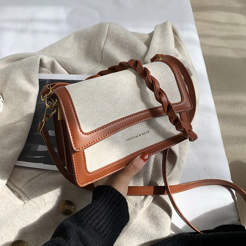 Autumn Winter Suede Messenger Bag Women's Shoulder Bag Small Bag 2020 Newfashion Versatile Net Red One Shoulder Small Square Bag
Autumn Winter Suede Messenger Bag Women's Shoulder Bag Small Bag 2020 Newfashion Versatile Net Red One Shoulder Small Square Bag