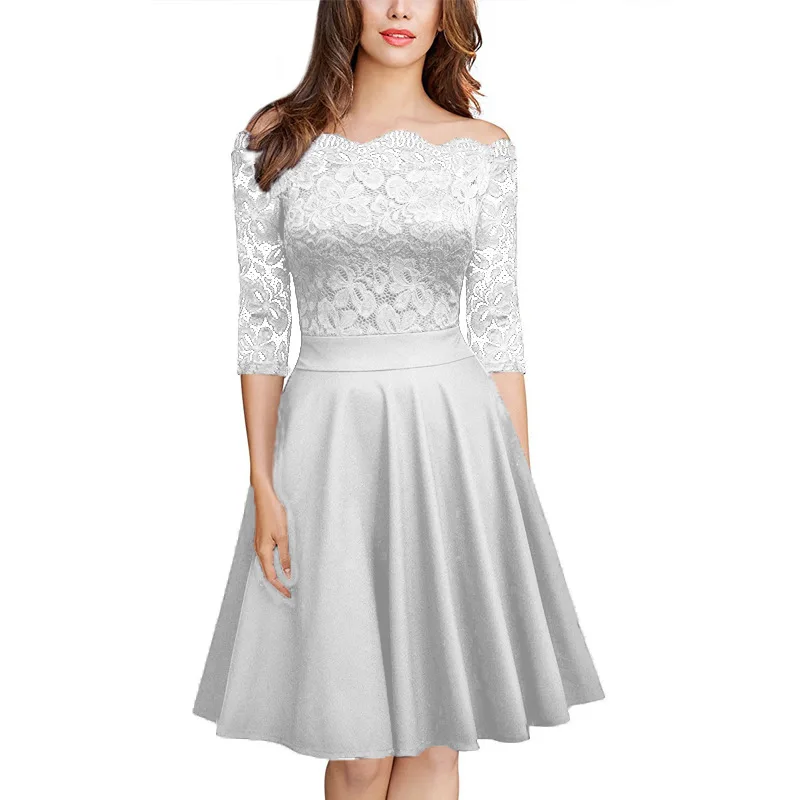 Women's E-Lace off-Shoulder Short-Sleeve Expandable-Yan Women's Bodycon Dress
Women's E-Lace off-Shoulder Short-Sleeve Expandable-Yan Women's Bodycon Dress