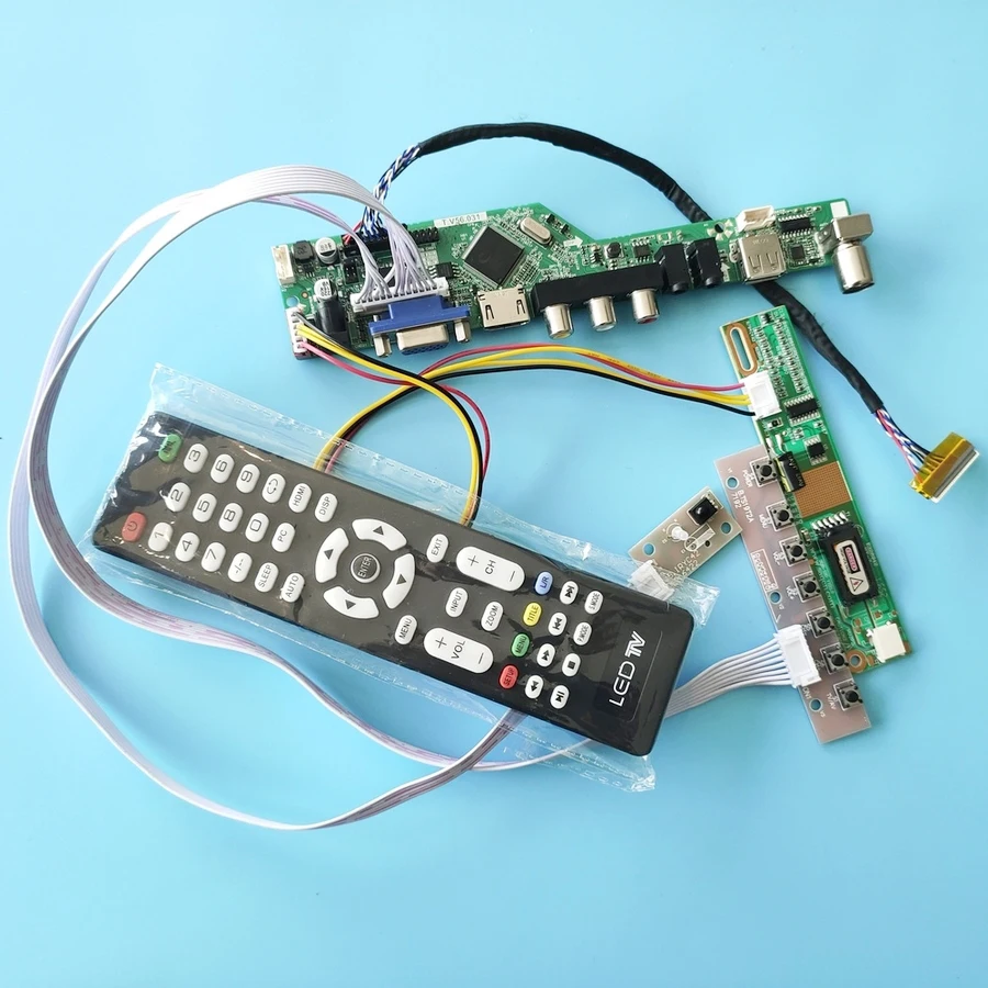 1CCFL ЖК-дисплей универсальная плата привода LVDS 30-контактный VGA + AV + USB 1440*900 экран DIY комплект подходит для LTN141BT06/LTN170BT08/LTN170BT09
1CCFL ЖК-дисплей универсальная плата привода LVDS 30-контактный VGA + AV + USB 1440*900 экран DIY комплект подходит для LTN141BT06/LTN170BT08/LTN170BT09