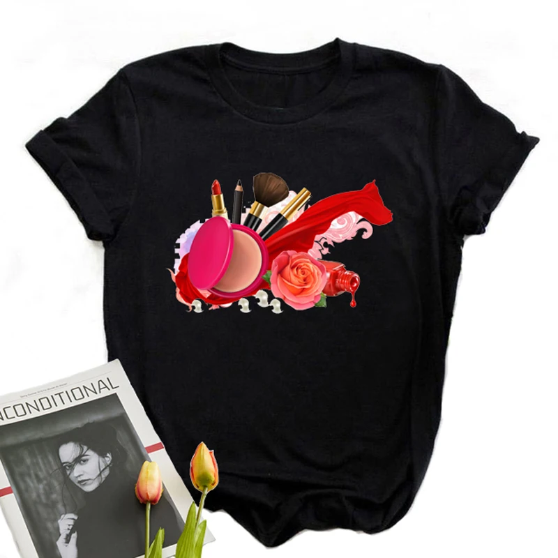 Harajuku Graphic Tee Grunge Korean Fashion Style Urban Beautiful Makeup Rose Short Sleeve T-Shirt Summer Clothes Korean Style
Harajuku Graphic Tee Grunge Korean Fashion Style Urban Beautiful Makeup Rose Short Sleeve T-Shirt Summer Clothes Korean Style