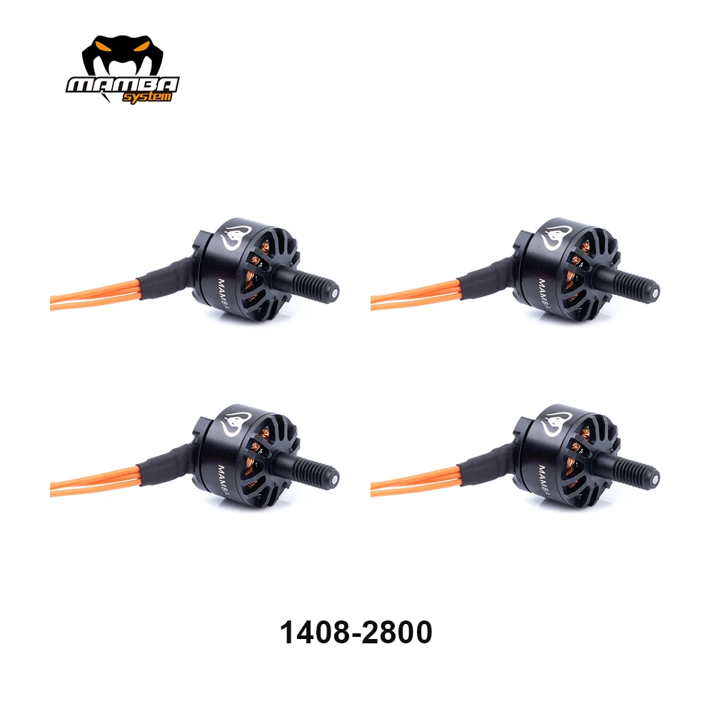 Diatone 1 шт./4 шт. в наличии MAMBA 1408 2800KV/4000KV бесщеточный двигатель RC FPV гоночный Дрон