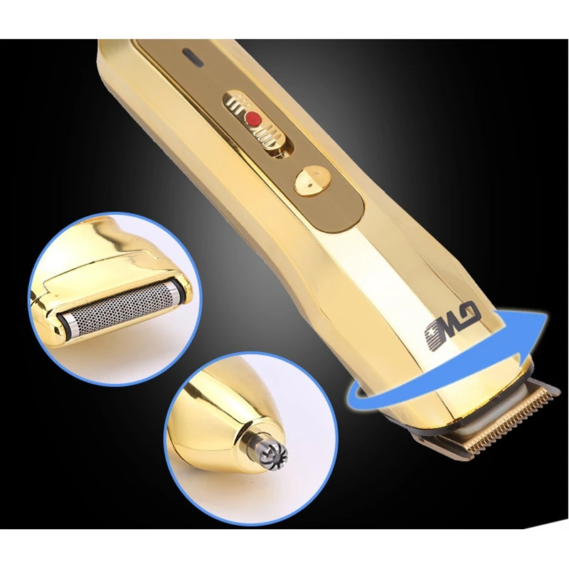 

GW-9737 Multifunction Hair Clipper Hair Trimmer Electric Beard Trimmer Hair Cutting Machine Trimer Cutter-EU Plug