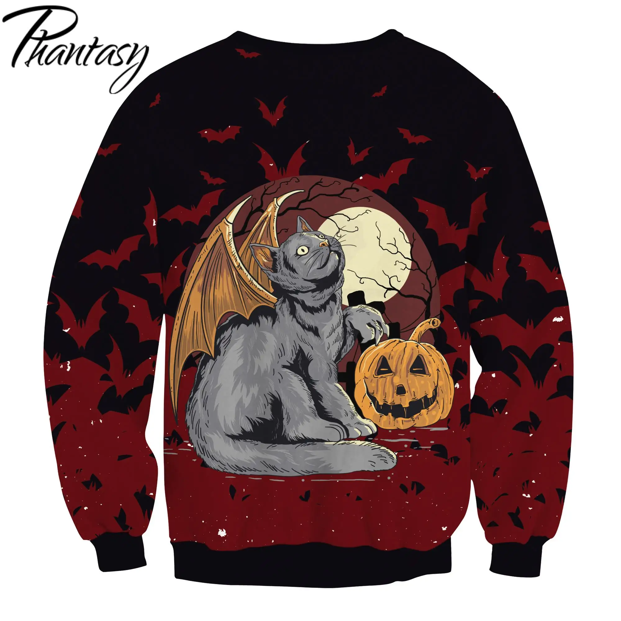 Phantasy 3D Printed Sweatshirt Long Sleeve Casual Pullover Halloween Carnival Party Top Streetwear Men Women Outwear Clothing
Phantasy 3D Printed Sweatshirt Long Sleeve Casual Pullover Halloween Carnival Party Top Streetwear Men Women Outwear Clothing