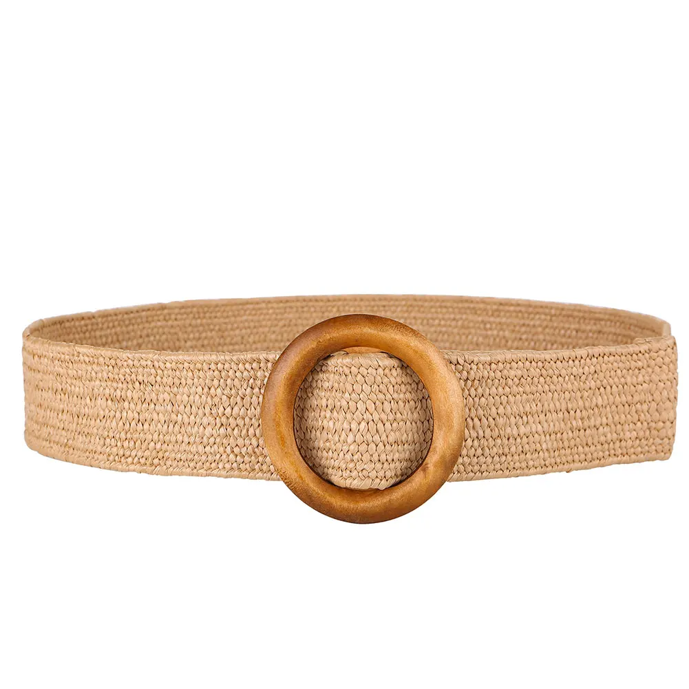 belts for women Vintage Women Round Wooden Buckle Braided Waist Strap Belt Adjustable Wristband
belts for women Vintage Women Round Wooden Buckle Braided Waist Strap Belt Adjustable Wristband