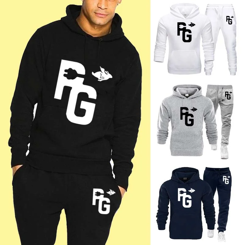 2021 Fashion Man Tracksuits Men's Autumn Winter Pearly PG Hoodies and Pants Long Sleeve Jogging Suits Streetwear Athletic Sets
2021 Fashion Man Tracksuits Men's Autumn Winter Pearly PG Hoodies and Pants Long Sleeve Jogging Suits Streetwear Athletic Sets