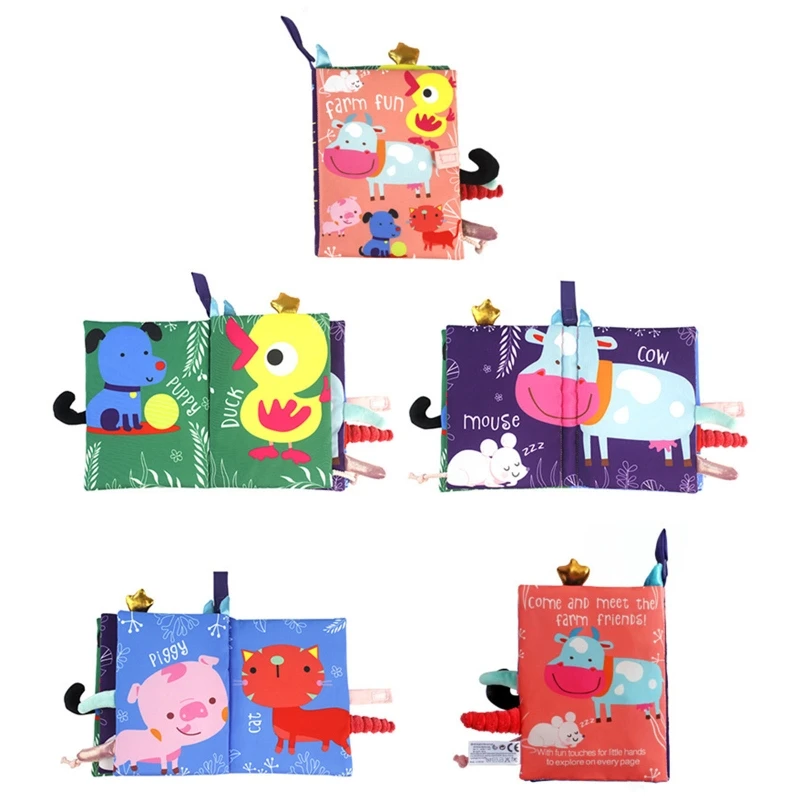 Kids 3D Animal Tails Cloth Book Baby Puzzle Montessori Toy Newborn Toddler Development Educational Learning Books Gift P15C
Kids 3D Animal Tails Cloth Book Baby Puzzle Montessori Toy Newborn Toddler Development Educational Learning Books Gift P15C