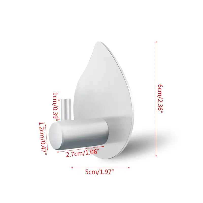 1/4pcs Stainless Steel Self Adhesive Sticker Kitchen Wall Door Hook Hanger Holder For Towel Hat Coat Rack Bathroom
1/4pcs Stainless Steel Self Adhesive Sticker Kitchen Wall Door Hook Hanger Holder For Towel Hat Coat Rack Bathroom