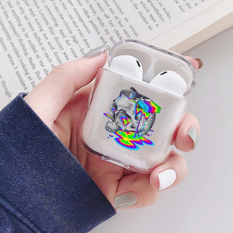 Trippy Colorful Skull Case For Apple Airpods 1/2 Protective Earphone Cover For Airpods Charging Box Case
Trippy Colorful Skull Case For Apple Airpods 1/2 Protective Earphone Cover For Airpods Charging Box Case