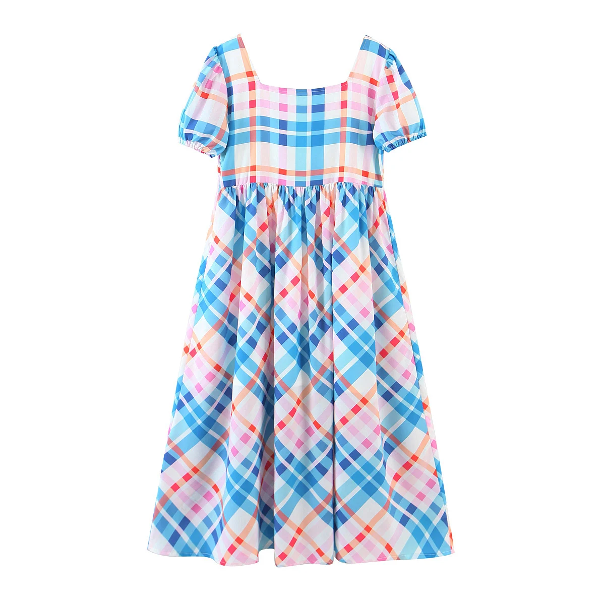 Jastie Nice New Summer Women Dresses Plaid Pattern Square Neck Lantern Sleeve Short Sleeve Maxi Dress Bohemian Beach Party Dress
Jastie Nice New Summer Women Dresses Plaid Pattern Square Neck Lantern Sleeve Short Sleeve Maxi Dress Bohemian Beach Party Dress