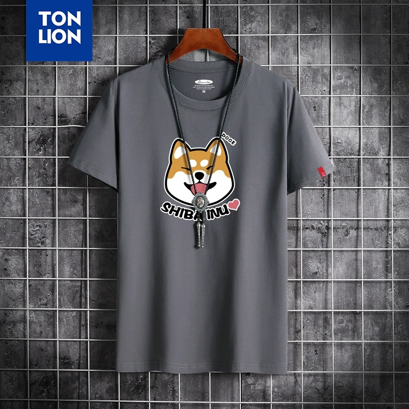 Cartoon Dog Print High Quality T-shirts Summer 100% Cotton Yellow Short Sleeve Tops White Large Size Men Tshirt 2020 New
Cartoon Dog Print High Quality T-shirts Summer 100% Cotton Yellow Short Sleeve Tops White Large Size Men Tshirt 2020 New