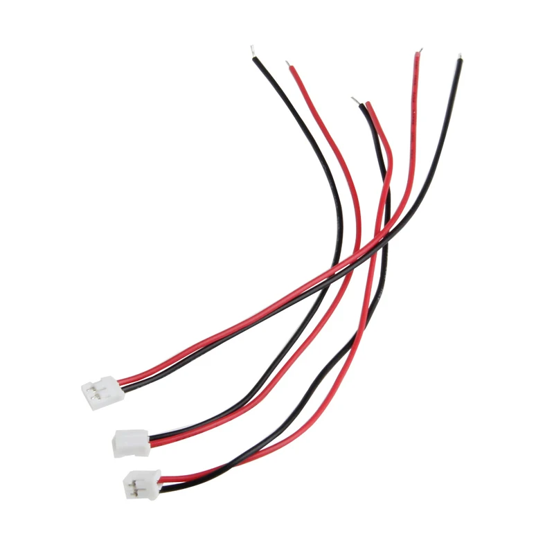 50 Sets Mini Micro JST 2.0 PH 2 Pin Connector Plug With Wires Cables 15cm/5.9in Q6PD