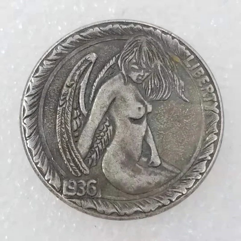 American 1936-D Buffalo 5 Cents Hobo Coin Commemorative Collectible Coin Gift Lucky Challenge Coin
American 1936-D Buffalo 5 Cents Hobo Coin Commemorative Collectible Coin Gift Lucky Challenge Coin