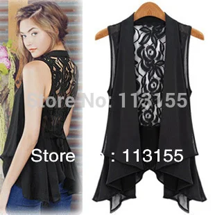 2021 big yards chiffon vest In the long section Chiffon Lace Vest Jacket STAND COLLAR ASYMMETRIC HEM CHIFFON VEST tops S-XXXXXL
2021 big yards chiffon vest In the long section Chiffon Lace Vest Jacket STAND COLLAR ASYMMETRIC HEM CHIFFON VEST tops S-XXXXXL
