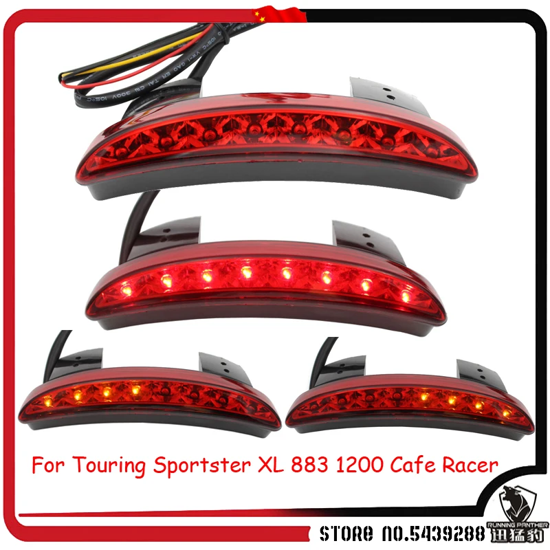 New Smoke LED Chopped Fender Edge Tail Brake Running Stop Light & Turn Signal For Harley Sportster XL883 1200 48 2004-2013 Custo 
New Smoke LED Chopped Fender Edge Tail Brake Running Stop Light & Turn Signal For Harley Sportster XL883 1200 48 2004-2013 Custo