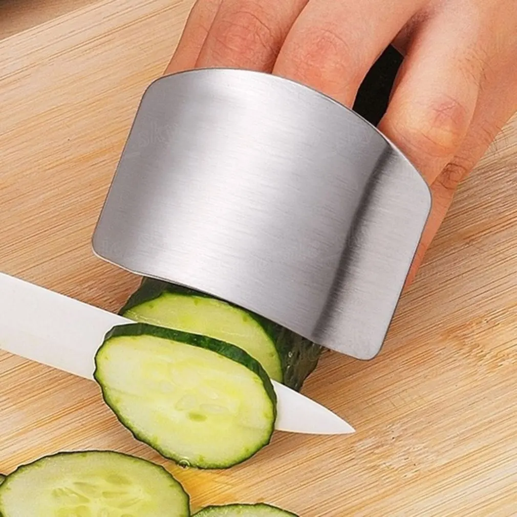 1Pc Kitchenware Stainless Steel Hand Guard Vegetable Cutting Finger Guard Finger Protector Kitchen Gadgets Kitchen Accessories
1Pc Kitchenware Stainless Steel Hand Guard Vegetable Cutting Finger Guard Finger Protector Kitchen Gadgets Kitchen Accessories
