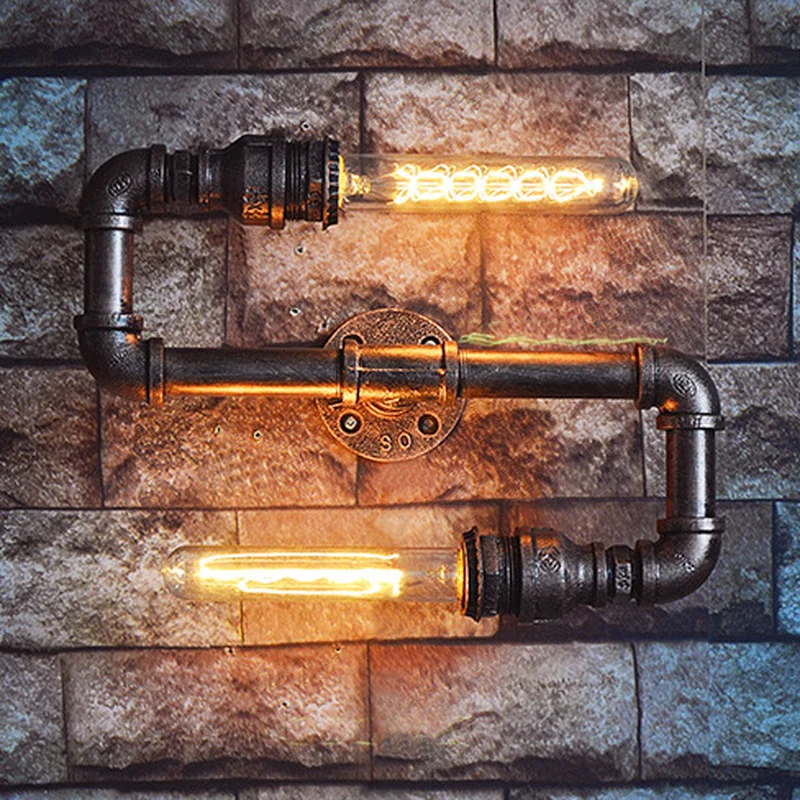 Creative home lighting industrial wind retro water pipe light metal wall lamp manual tube lighting decoration WF5161621
Creative home lighting industrial wind retro water pipe light metal wall lamp manual tube lighting decoration WF5161621