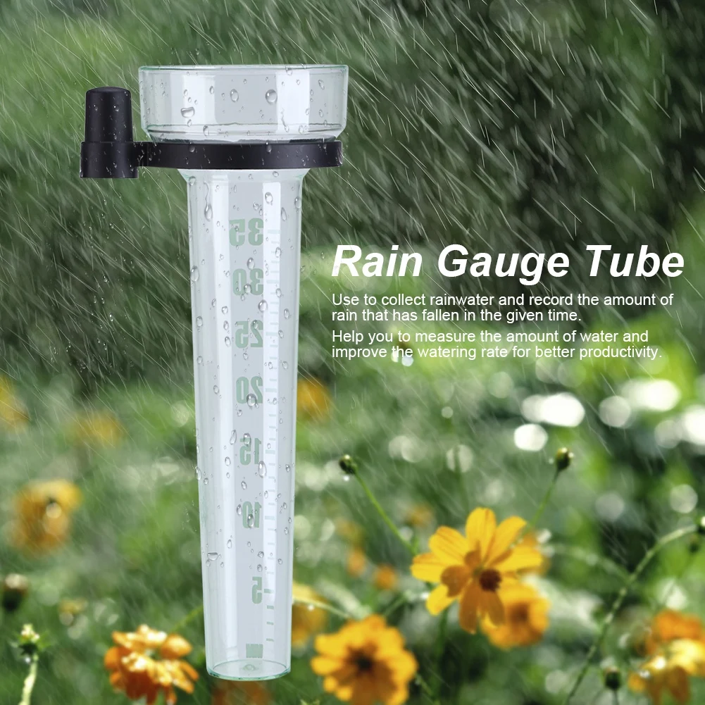 35mm Garden Outdoor Rain Gauge Set High Quality Measuring Tool For Garden Water Ground Outdoor Patio Attachment
35mm Garden Outdoor Rain Gauge Set High Quality Measuring Tool For Garden Water Ground Outdoor Patio Attachment