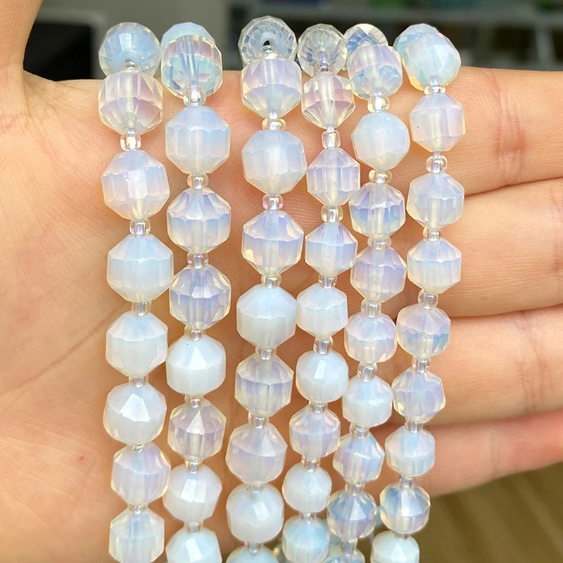 Natural Opal Beads 8 10mm Faceted Minerals Loose Stone Beads for Jewelry Making DIY Handmade Charm Braceler Necklace 15'' Perles
Natural Opal Beads 8 10mm Faceted Minerals Loose Stone Beads for Jewelry Making DIY Handmade Charm Braceler Necklace 15'' Perles