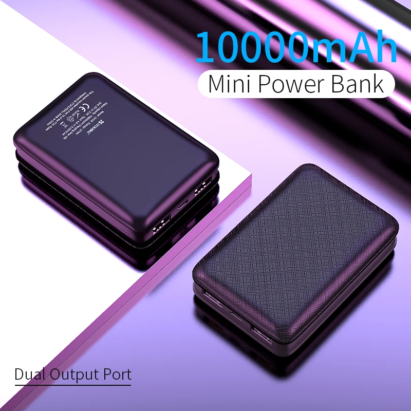 Coolreall 10000 мА/ч внешний аккумулятор двойной USB быстрая зарядка мобильный телефон