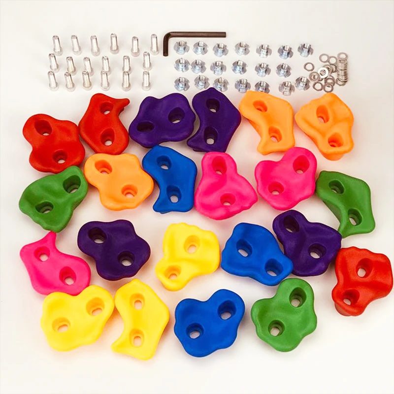 10Pcs/Set Kids Climbing Rock Games Wall Stones Hand Feet Holds Grip Kits Kids Outdoor Indoor Playground Toys Kids Birthday Gifts
10Pcs/Set Kids Climbing Rock Games Wall Stones Hand Feet Holds Grip Kits Kids Outdoor Indoor Playground Toys Kids Birthday Gifts