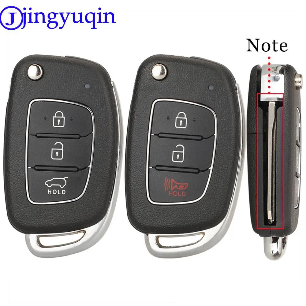Умный чехол jingyuqin 3BTN для автомобильного ключа Hyundai Sonata I10 I20 Ix25 Tucson Solaris Creta Elantra Note