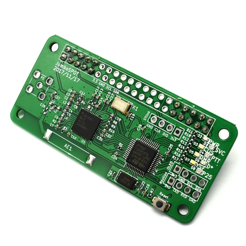 New 1.7 Version MMDVM Jumbospot Hotspot Can Oled Display Without Raspberry Pi For VHF UHF Pi-star P25 DMR YSF T0012 | Электроника