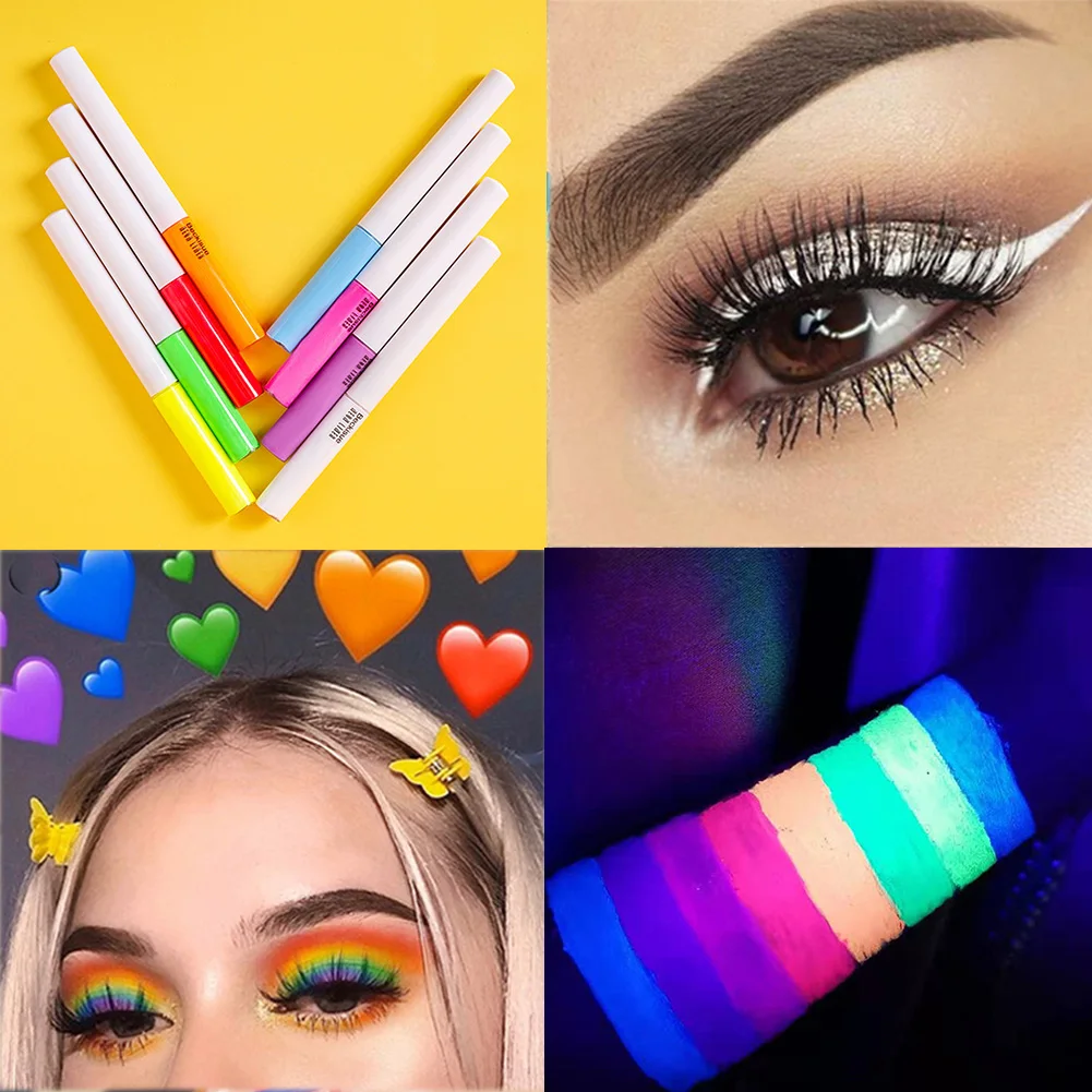 Neon Liquid Eyeliner 8 Colors Luminous UV Eyeliner Waterproof and Smudge-Proof Eyeliner Pen Face Paint Makeup High Recommend
Neon Liquid Eyeliner 8 Colors Luminous UV Eyeliner Waterproof and Smudge-Proof Eyeliner Pen Face Paint Makeup High Recommend