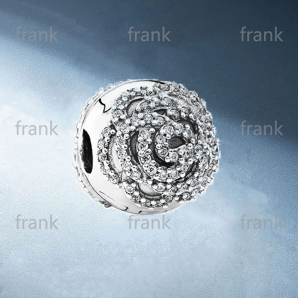 791529CZ Shimmering Rose Clip 
791529CZ Shimmering Rose Clip