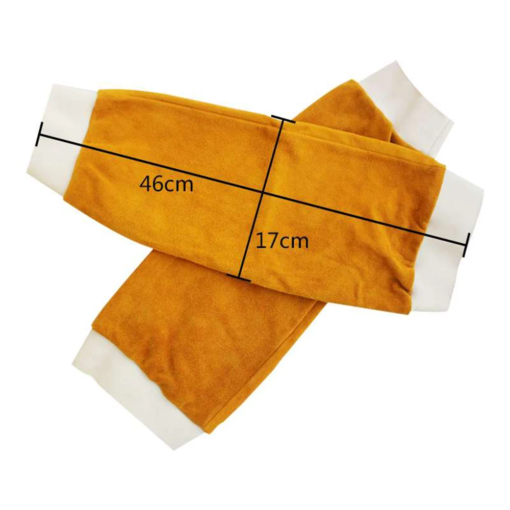 Heat-resistant And Abrasion-resistant Safety Cowhide Heat Resistant Welding Arm Sleeves Spark Protection Arm Guard