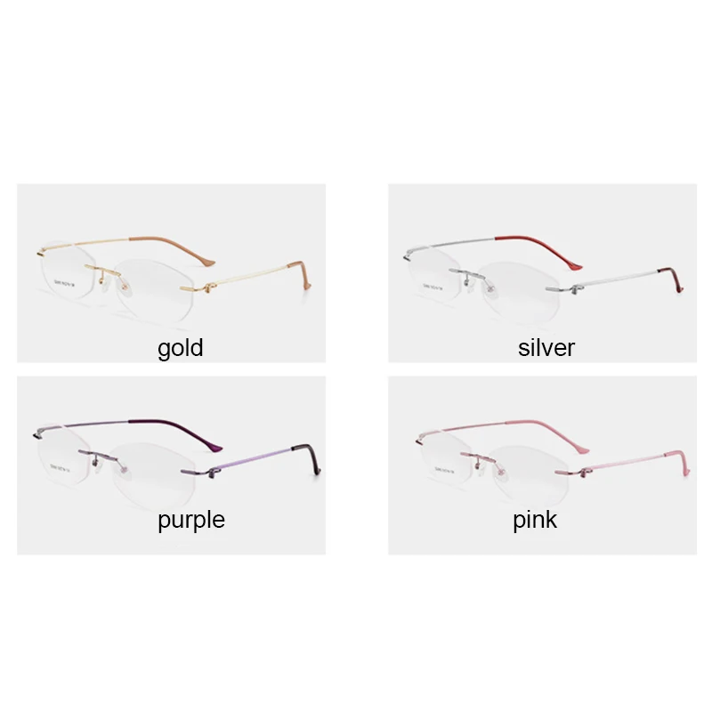 New Eyeglass Frame Rimless Men Women Glasses Spectacles Replaceable Clear Lens Glasses Eyewear Oval Eyeglasses Meta l Frame
New Eyeglass Frame Rimless Men Women Glasses Spectacles Replaceable Clear Lens Glasses Eyewear Oval Eyeglasses Meta l Frame