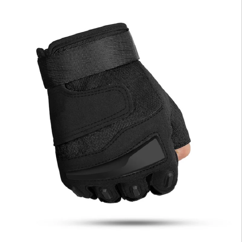 Тактические перчатки для верховой езды с открытыми пальцами альпинизма фитнеса