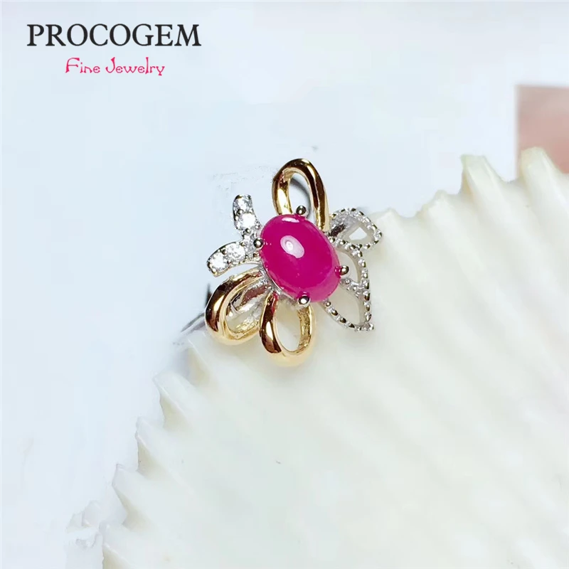 Fancy Burma Natural Pink Ruby Rings for Women Party Birthday Gifts 1.5ct Genuine gemstones fine Jewelry 925 Sterling silver #224
Fancy Burma Natural Pink Ruby Rings for Women Party Birthday Gifts 1.5ct Genuine gemstones fine Jewelry 925 Sterling silver #224