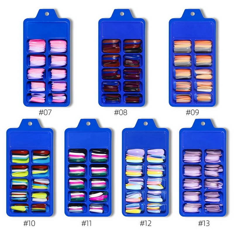 200Pcs INS Fashion Mix Color False Nail Full Cover Long Coffin Detachable Nail Tips for Women Art Manicure Fake Nails
200Pcs INS Fashion Mix Color False Nail Full Cover Long Coffin Detachable Nail Tips for Women Art Manicure Fake Nails