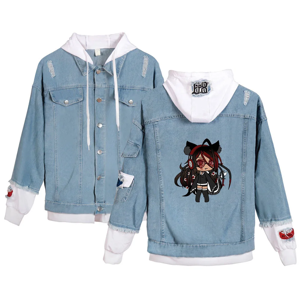 be well received Popular Men/women Hooded Denim Single-Breasted Gacha Life Hoodie Boys/girls Streetwear Anime Gacha Life Outwear 
be well received Popular Men/women Hooded Denim Single-Breasted Gacha Life Hoodie Boys/girls Streetwear Anime Gacha Life Outwear