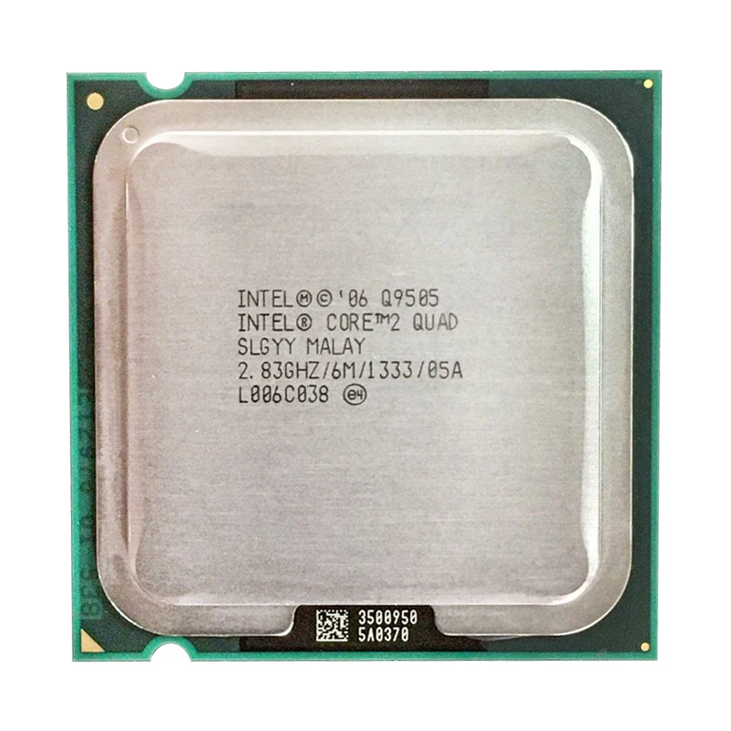 Четырехъядерный процессор Intel Core 2 Quad Q9505 q9505 Q 9505 8 ГГц 4 ядра потока гнездовой