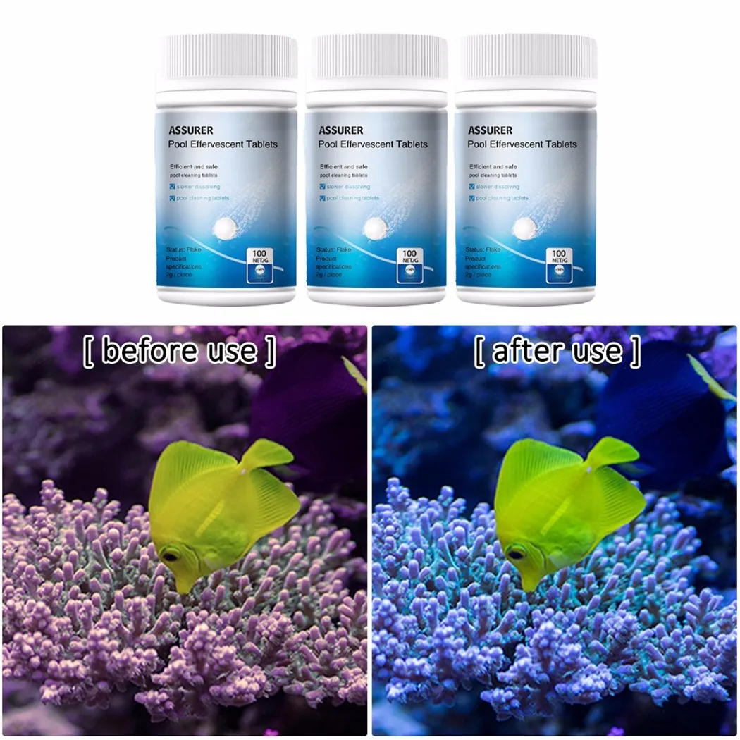 120g Swimming Pool Effervescent Tablets Multifunctional Pool Cleaning Stain Efficient Clarifier Multifunctional Cleaner
120g Swimming Pool Effervescent Tablets Multifunctional Pool Cleaning Stain Efficient Clarifier Multifunctional Cleaner